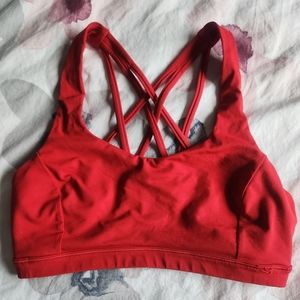 Lululemon Free To Be Serene Bra - Red -  Size 6